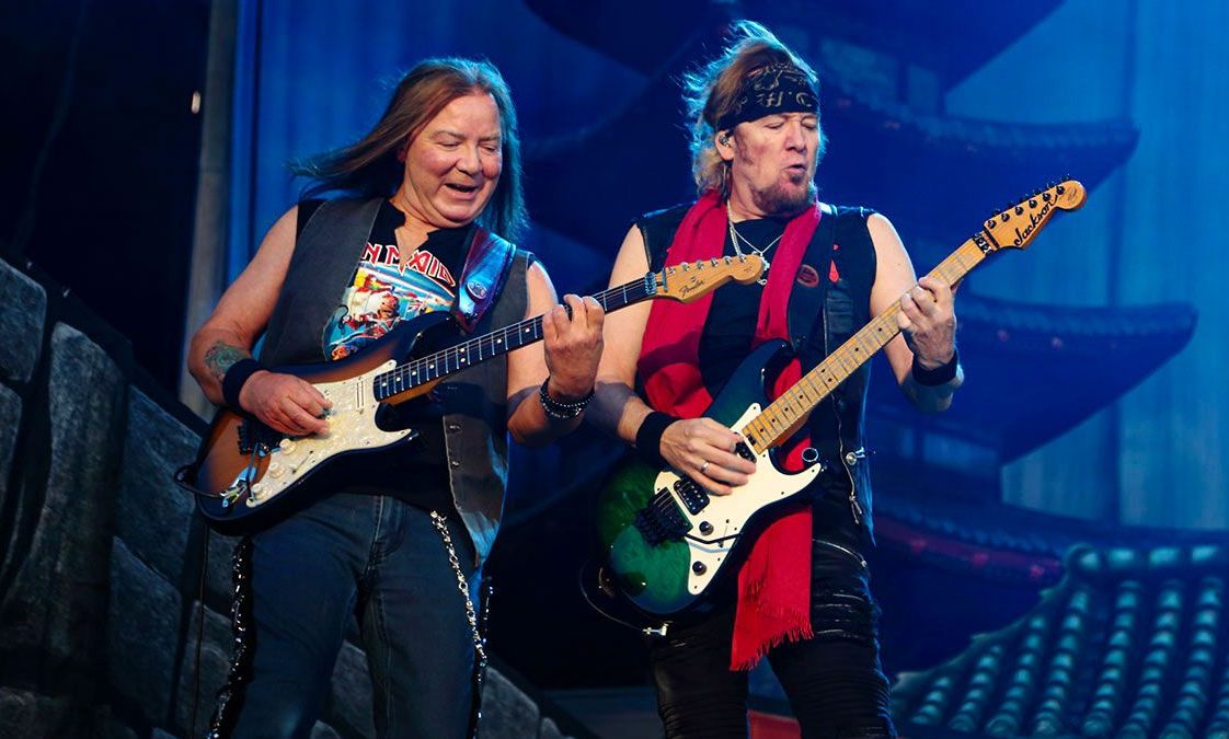 Dave Murray and Adrian Smith Iron Maiden