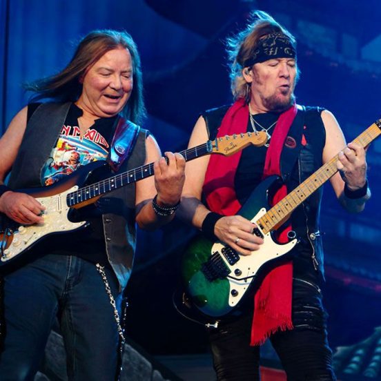 Dave Murray and Adrian Smith Iron Maiden