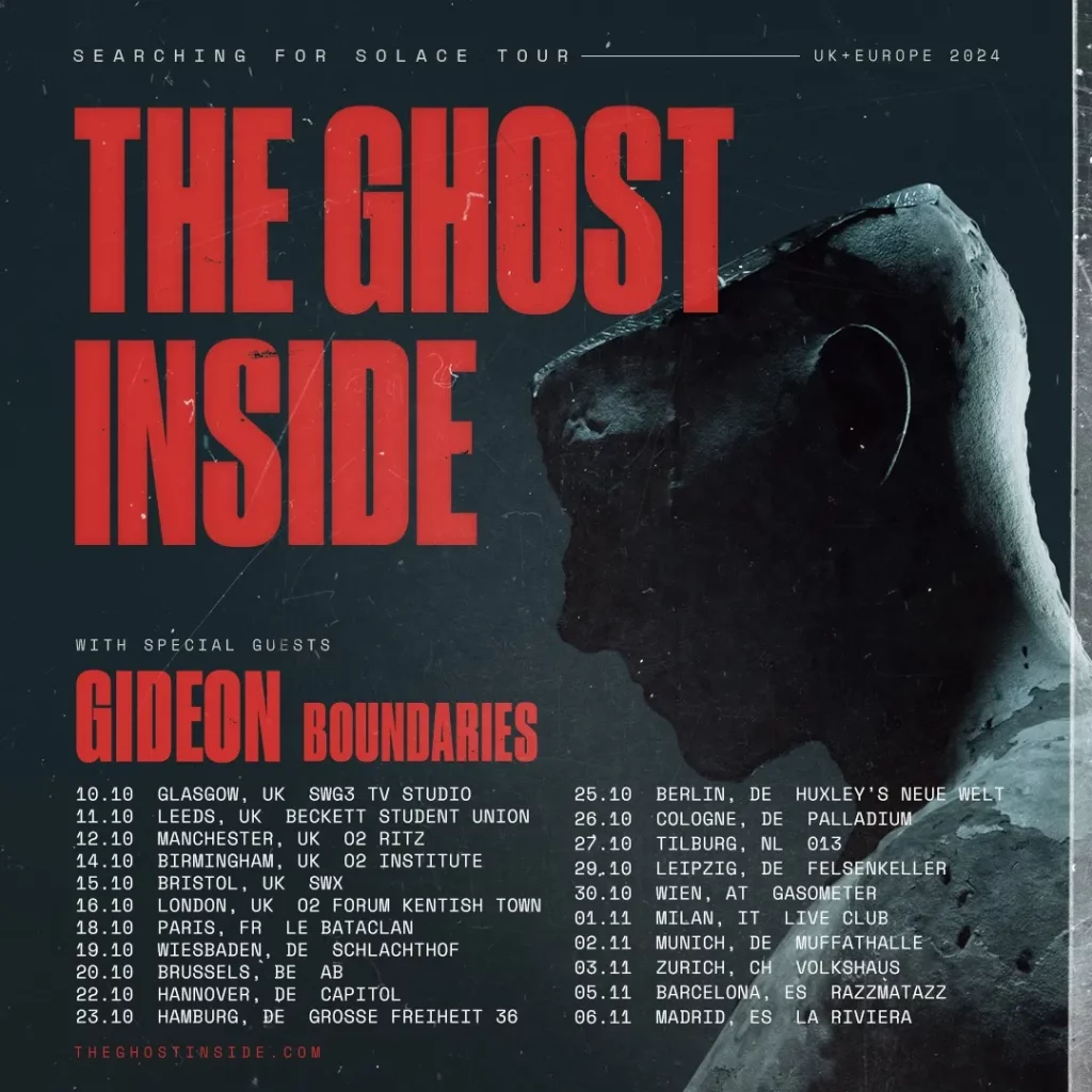 The Ghost Inside European Tour 2024 1