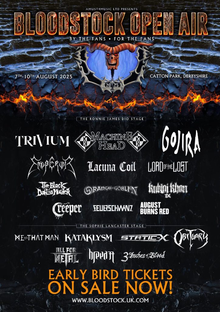 bloodstock 2025 lineup poster 1