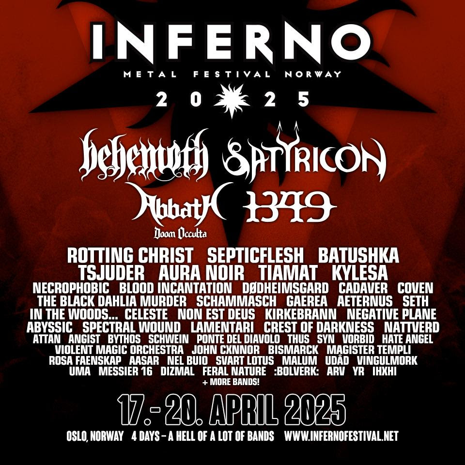 inferno festival norway 2025 abbath oculta